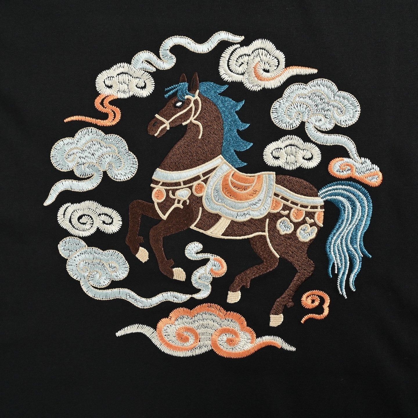 Horse Riding on Auspicious Clouds T-Shirt