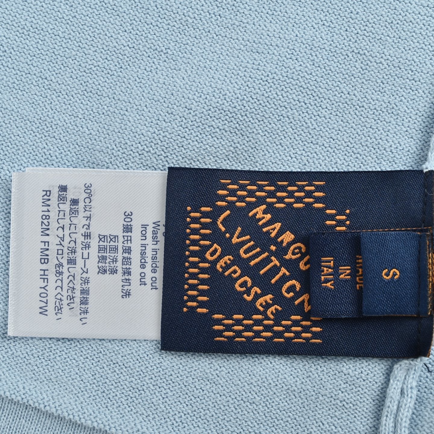 Badge Embroidered Knit T-shirt