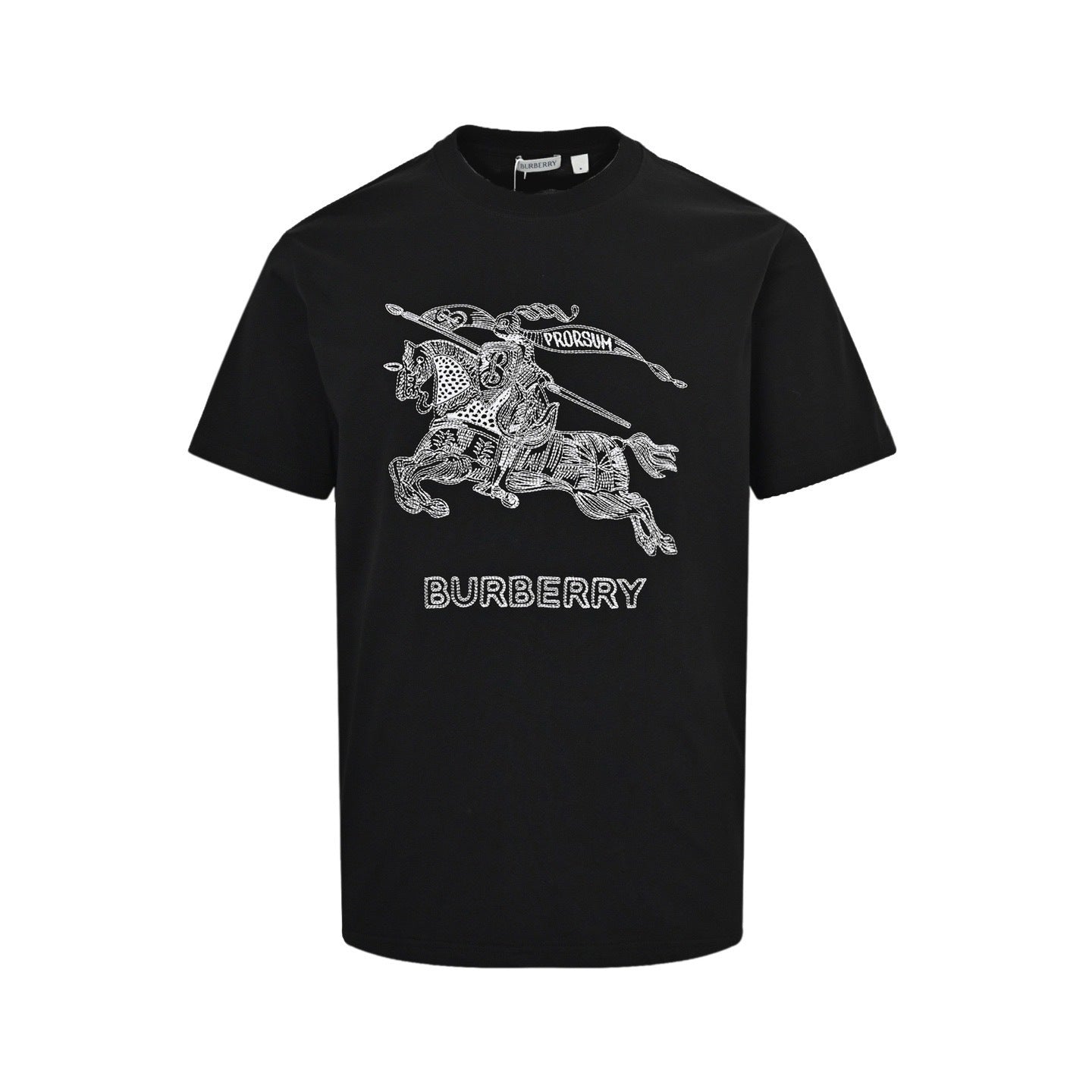 Knight War Horse Embroidered T-shirt