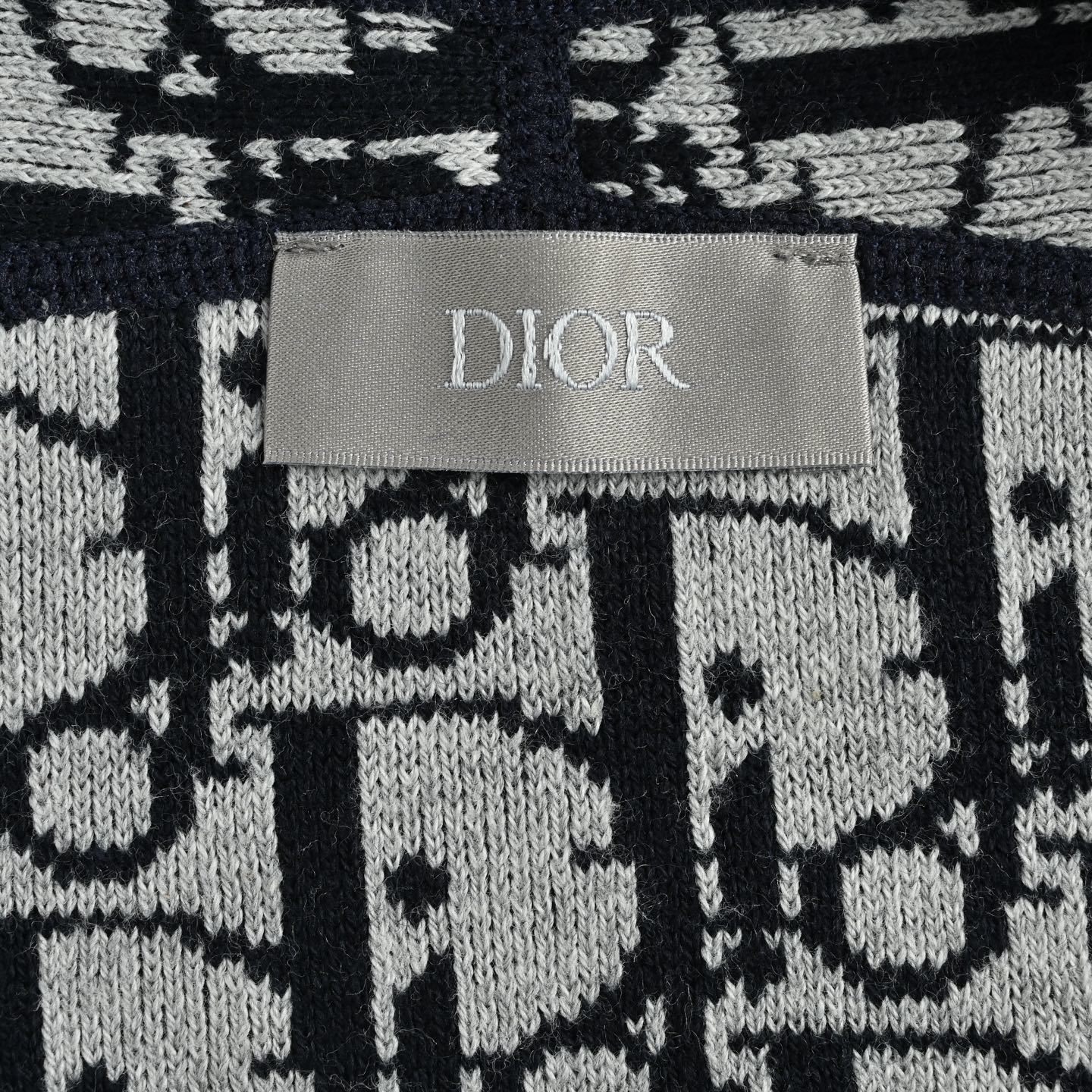 Jacquard Knit Cashmere Reversible Coat