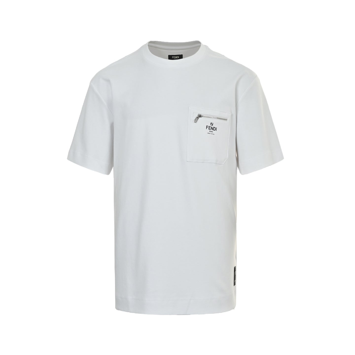 Zipper FF Print Pocket T-shirt