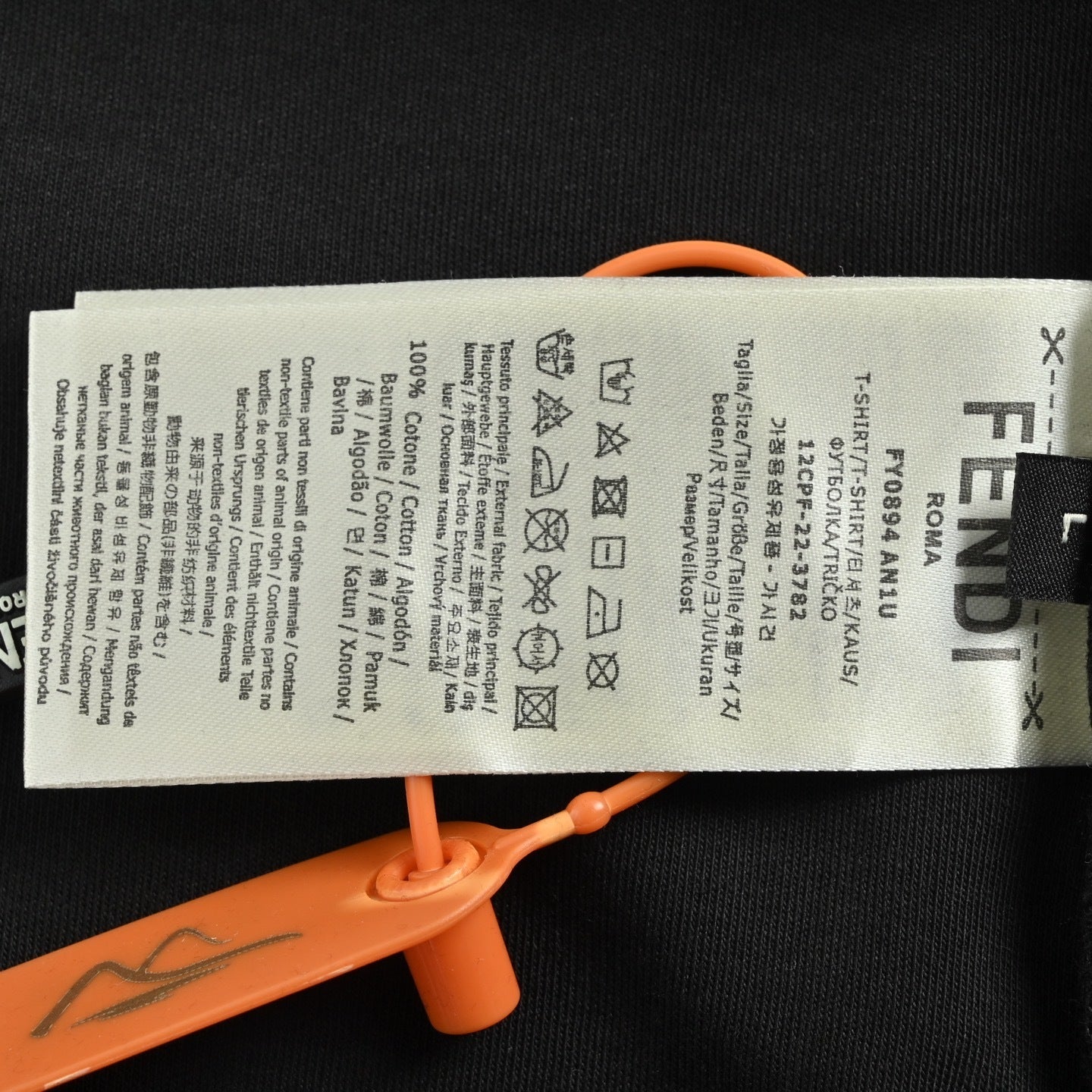 Zipper FF Print Pocket T-shirt