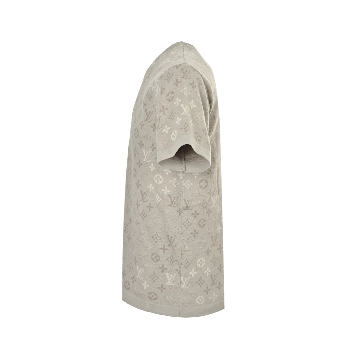 Gradient jacquard knit T-shirt