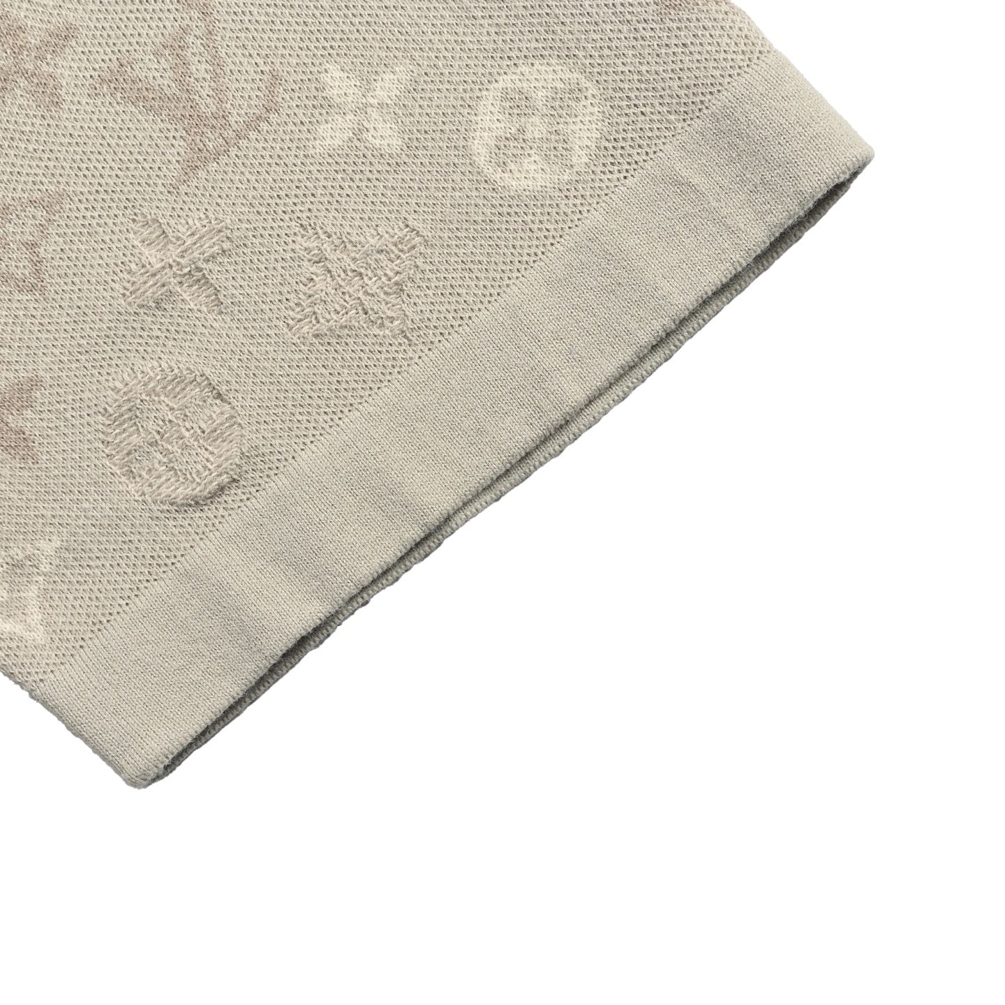 Gradient jacquard knit T-shirt