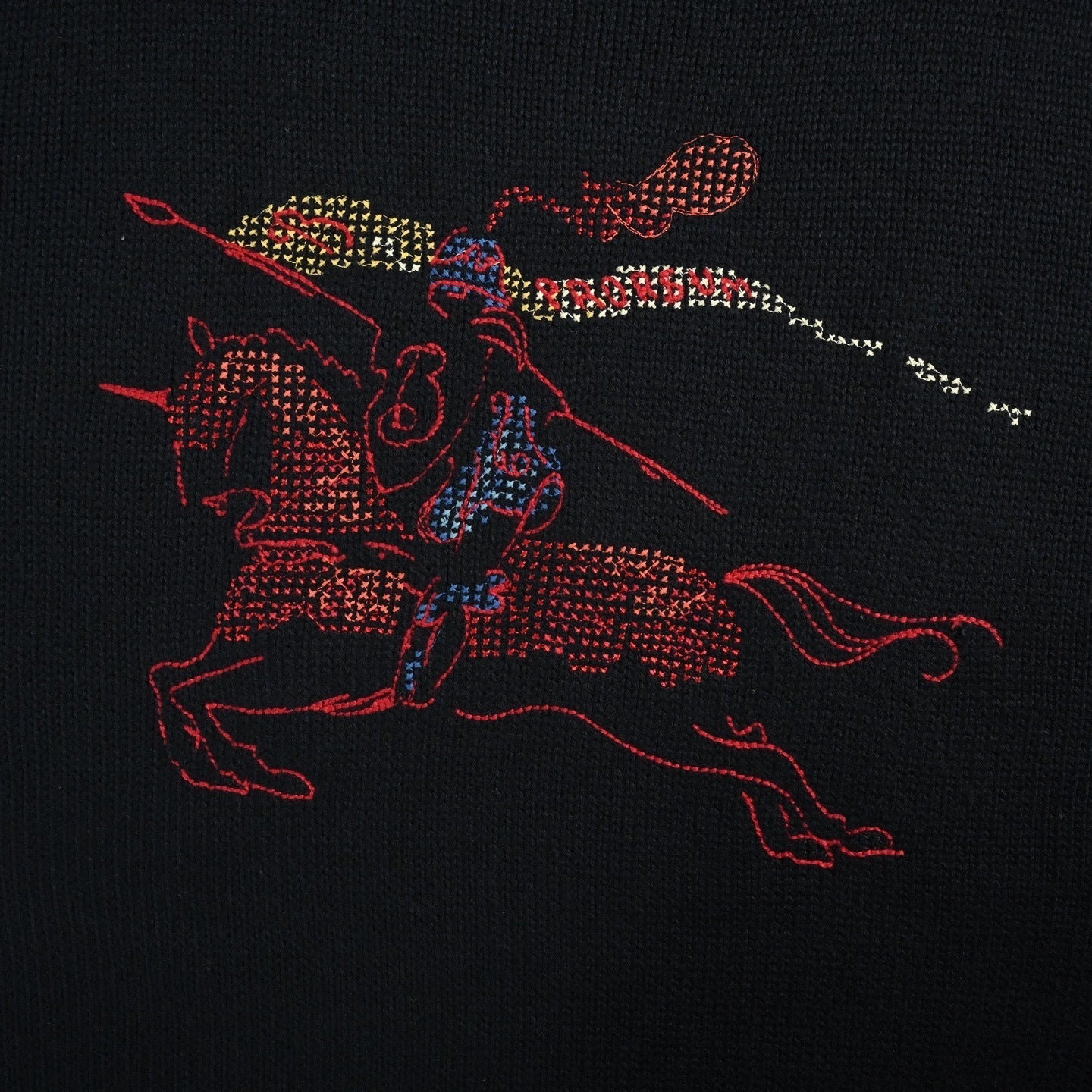 War Horse Logo Wool Blend Sweater