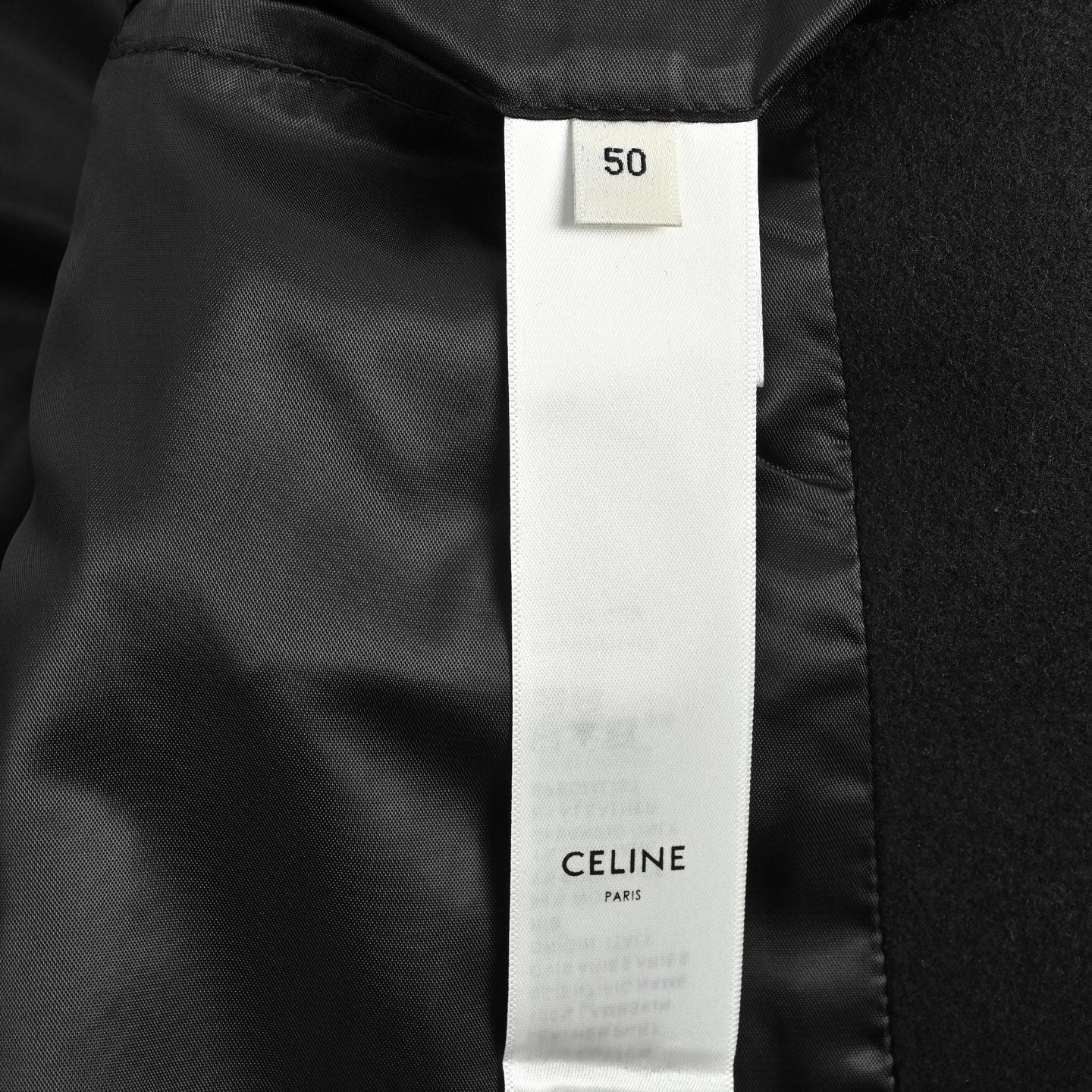 Woolen hooded coat with leather sleeves