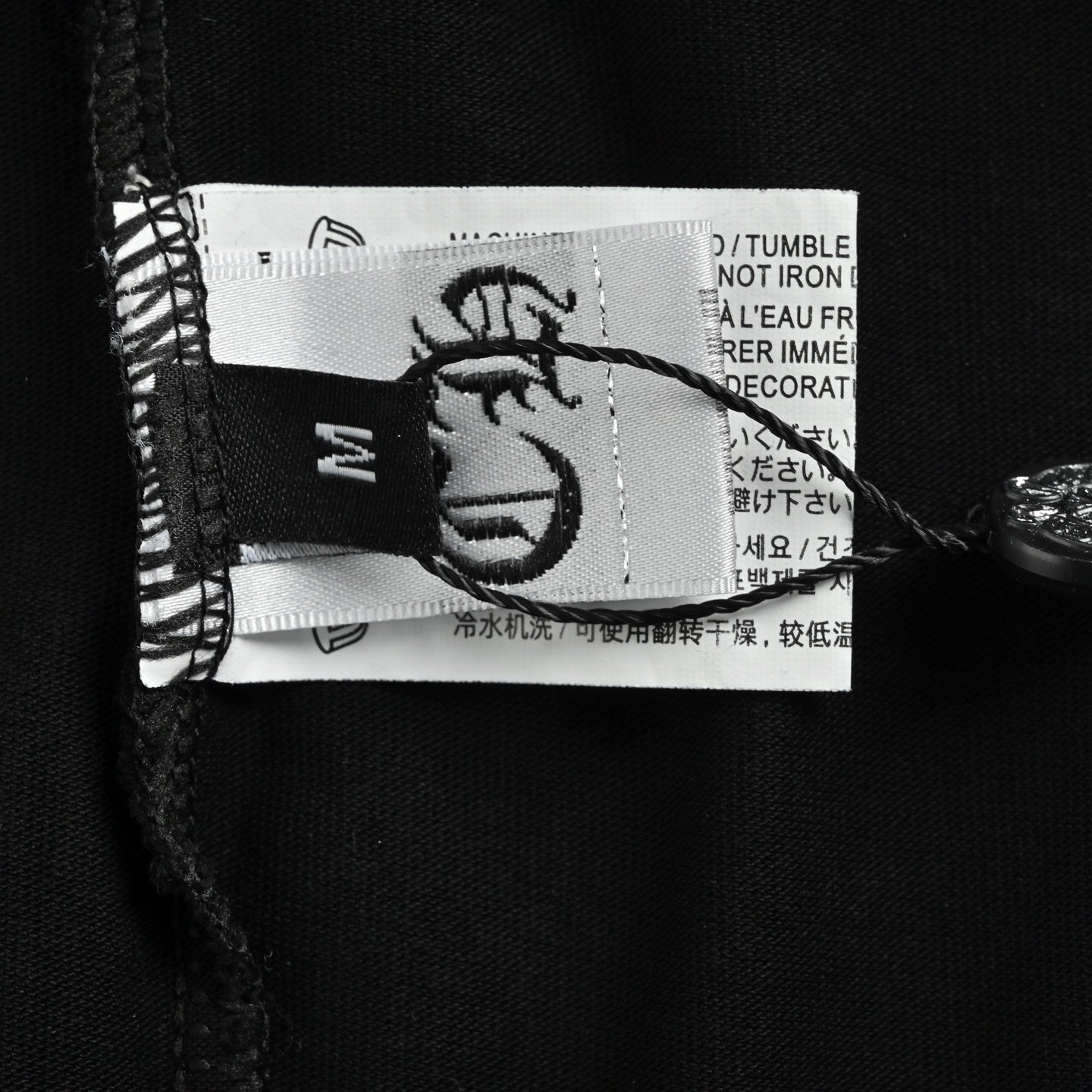 Cross print embroidered T-shirt