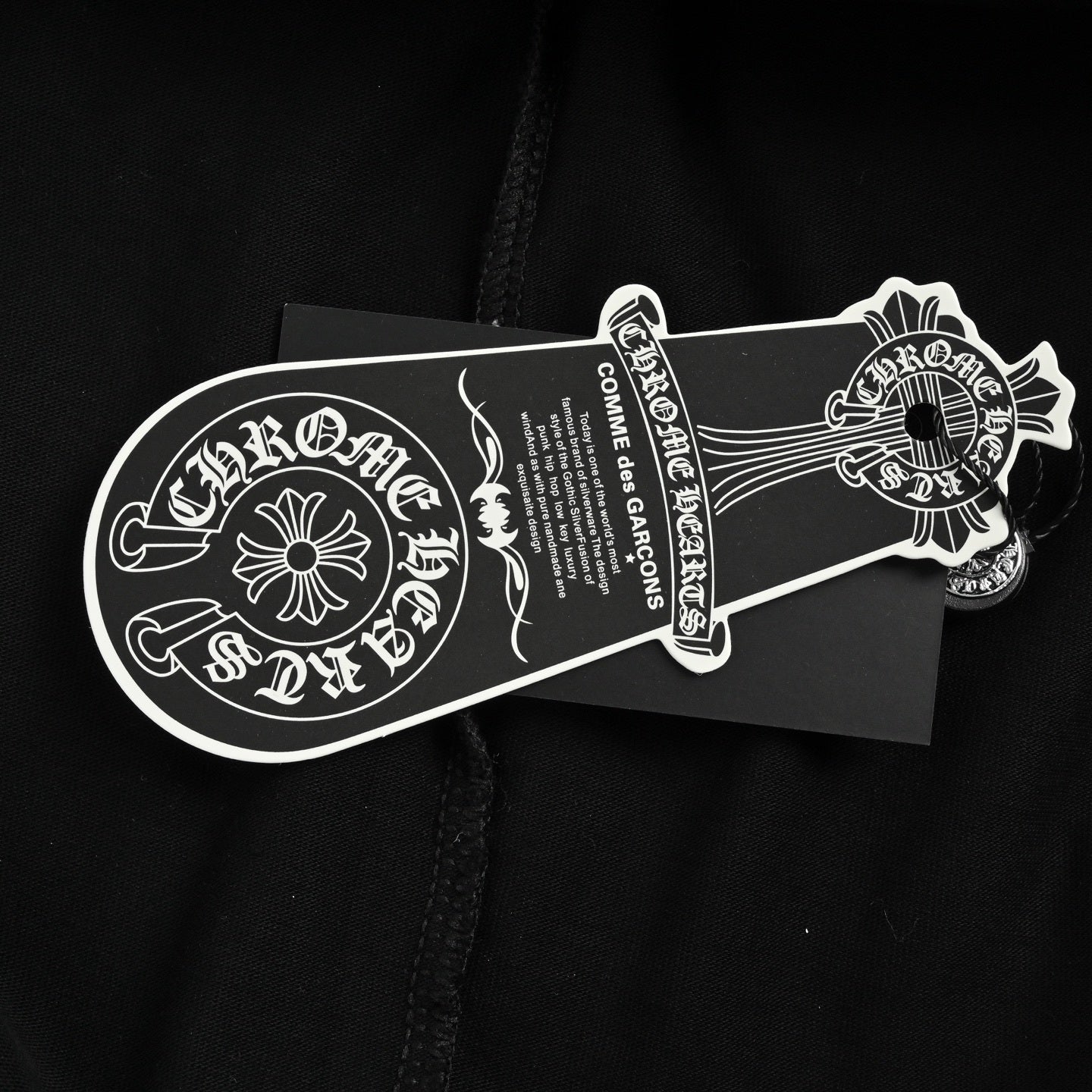 Cross print embroidered T-shirt