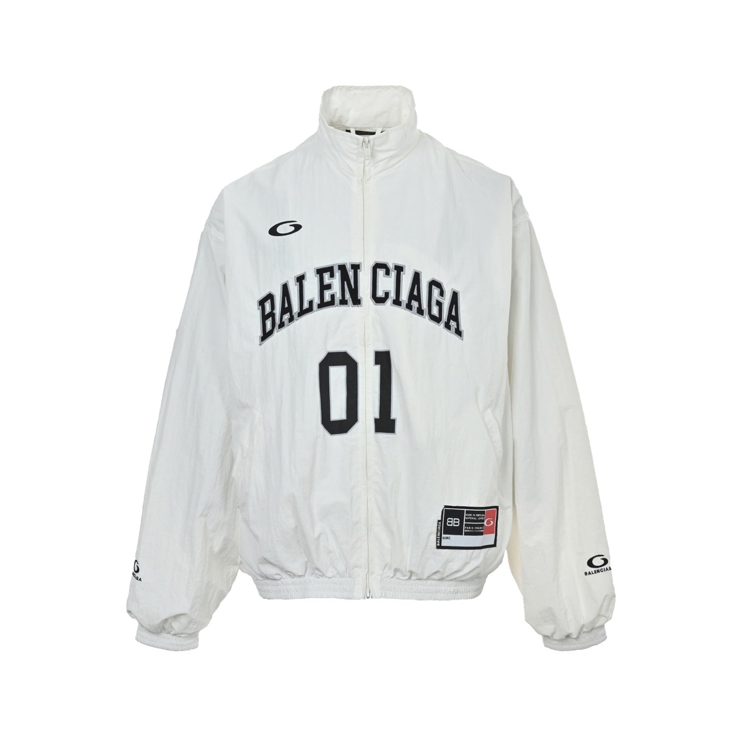 01 Embroidered Basketball Jacket